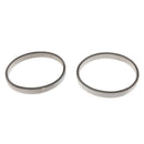 2Pcs Men Women Shirt Sleeve Holders Metal Armband Garter Belt Elastic