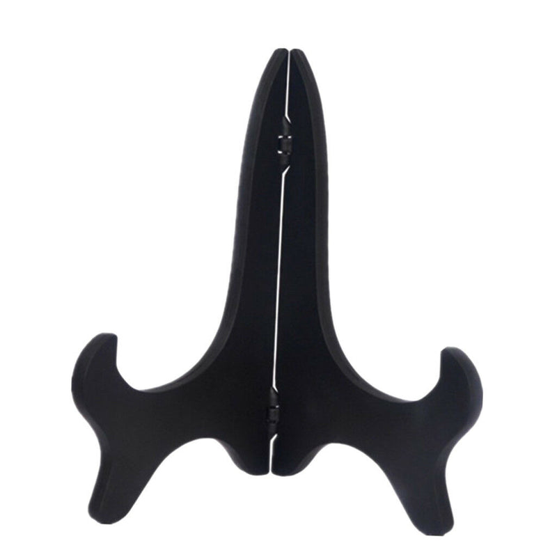 11 inch Acrylic Easel Bowl Plate Photo Frame Holder Book Display Stand Black