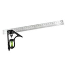12" ADJUSTABLE COMBINATION TRY SQUARE TOOL SLIDING METAL