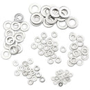 450pcs Aluminum Flat Washer Ring Gasket M6 M8 M10 M12 M14 M16 M18 M20 M22 M24