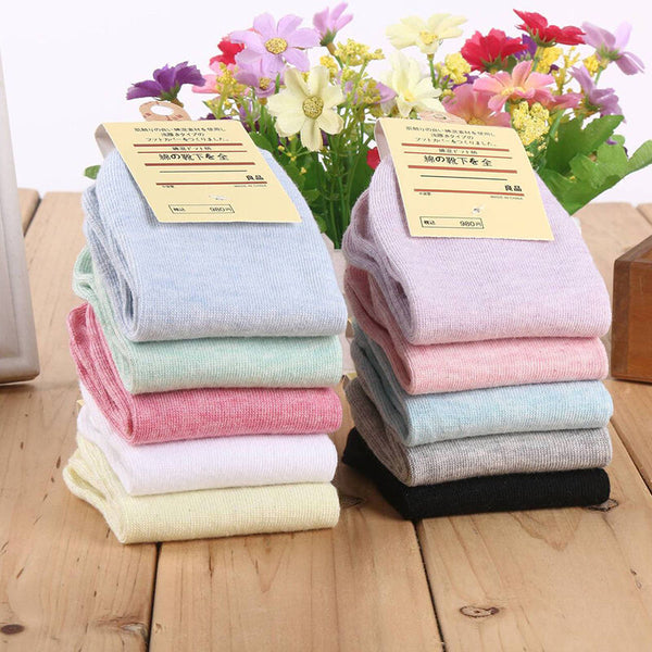 Candy Colour Womens Short Ankle Low Cut Sport Pro Boat Socks Crew Set 5 Pairs