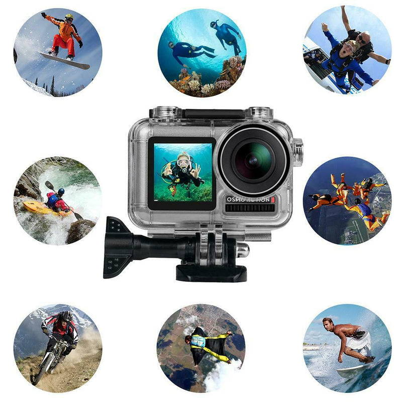 4pcs Waterproof Case 8 Section Gooseneck Base Screw for DJI OSMO Action Cam