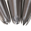 1Set Medium Icing Piping Pastry Nozzle Tips Baking Tool Stainless Steel NozSEAU
