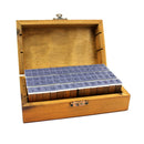 70pcs Regular Script Alphabet+Number+Symbol Collection Label Seals & Wood Box