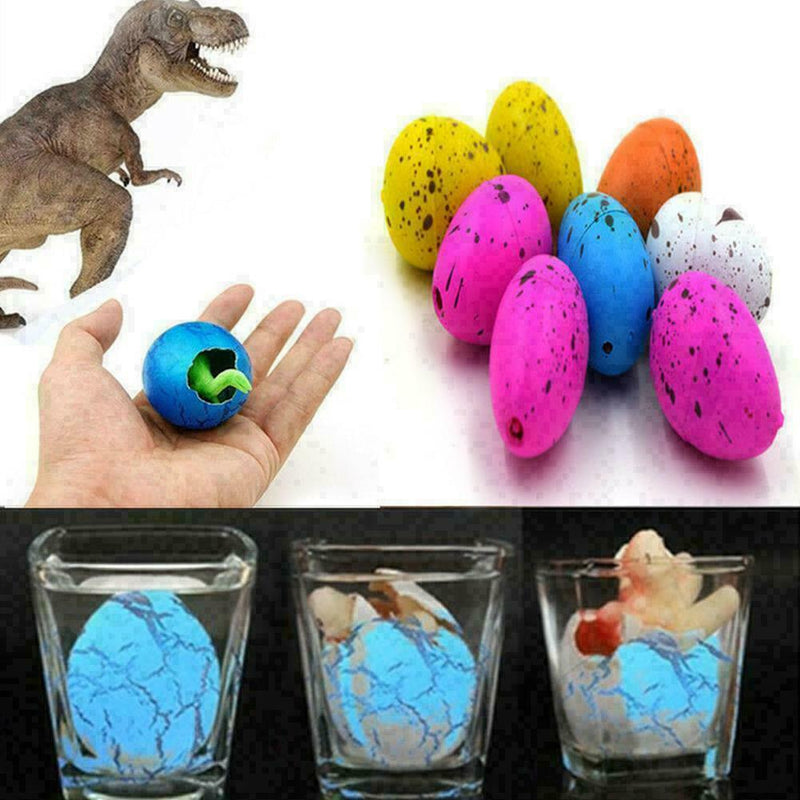 6pcs Dino Eggs Growing Hatching Dinosaur Add Child Inflatable Toys Wa Y7I8