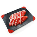 Fast Metal Thawing Plate Defrosting Tray Frozen Food meat Defrost Kitchen KS Bj