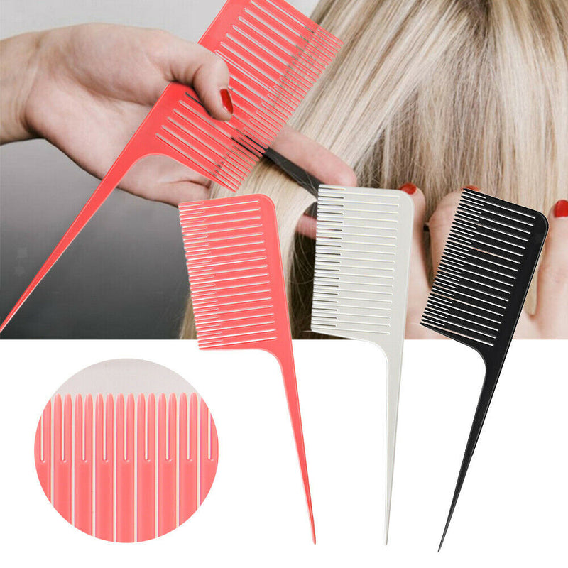 3x Hairdressing Comb to Highlight Professional Tissue