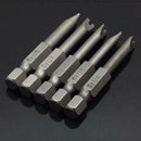 5Pcs Set Security Bit Set Tamper Proof Screwdriver Drill Bit Screw Driver B S2O3