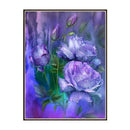 Purple Rose Diamond Painting Embroidery 5D DIY Cross Stitch Kits Home Decor
