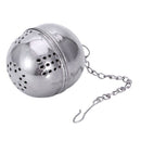 Stainless Steel Egg Shaped Tea Kettles Infuser Strainer Locking Spices Ball C1I4
