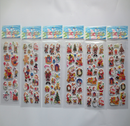 5 sheets Christmas Stickers for Kids Xmas Craft Gift Card-Making Home Decoration
