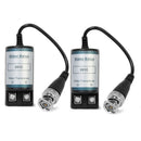 1 Pair 201C Video Balun Transceiver CCTV Camera DVR UTP CAT6 1 Channel Pass
