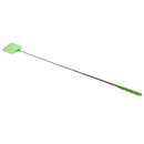 2PCS Extendable Fly Swatter with Long Metal Handle Green + Blue