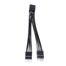 9Pin HD Audio 1 to 2 Port Multiplier Y Splitter Male to Female Extension CableM&