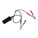 30A  Lighter Female Socket To Alligator Clip Power Cable Adapter