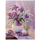 DIY 5D Diamond Painting Embroidery Flower Cross Crafts Stitch Kit Decor(Lig