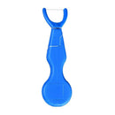 1Set Dental Teeth Clean Wax Dental Floss Stick Toothpick Tooth tool blue