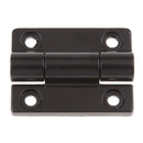 4pcs Boat RV Cabin Hatch Cabinet Torque Hinges 4 Countersunk Holes Black