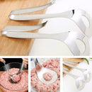 Meatball Maker Non-stick Stainless Steel Meat Baller Spoon Meat Kitchen Ute N4J9