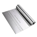Stainless Steel Dough Bench Scraper Wooden Handle Cake Slicer Pastry Cutter