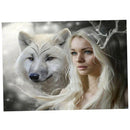 5D Diamond Embroidery Painting DIY Home Decor Craft Cross Stitch-Beauty&Wolf