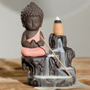 20Pc Incense Cones + Red Burner Creative Home Decor The Little Monk Small B Y8M6