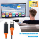 2m 4K 60Hz DP Male to HDMI 2.0 Male ABS Plug Video Audio Adapter Cable Wire