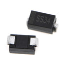 100 PCS 1N5822 SS34 DO-214AC IN5822 SMD Schottky Rectifier Diodes Through Ho Ew