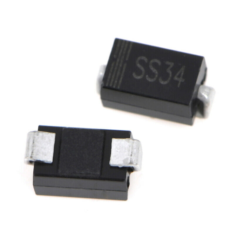 100 PCS 1N5822 SS34 DO-214AC IN5822 SMD Schottky Rectifier Diodes Through Ho Ew