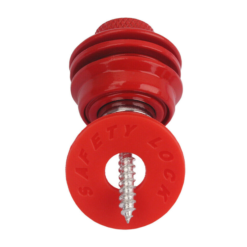 1Pc Red Copper Electric Guitar Strap Lock  Button for Guitar Bass