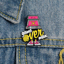 Creative Game Machine Brooch Badges Shirt Collar Enamel Lapel Pins for Kids A