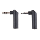 2pc3.5 jack Right Angle Female 3.5mm Jack Connector L Jack Adapter ConnectgxTOCA