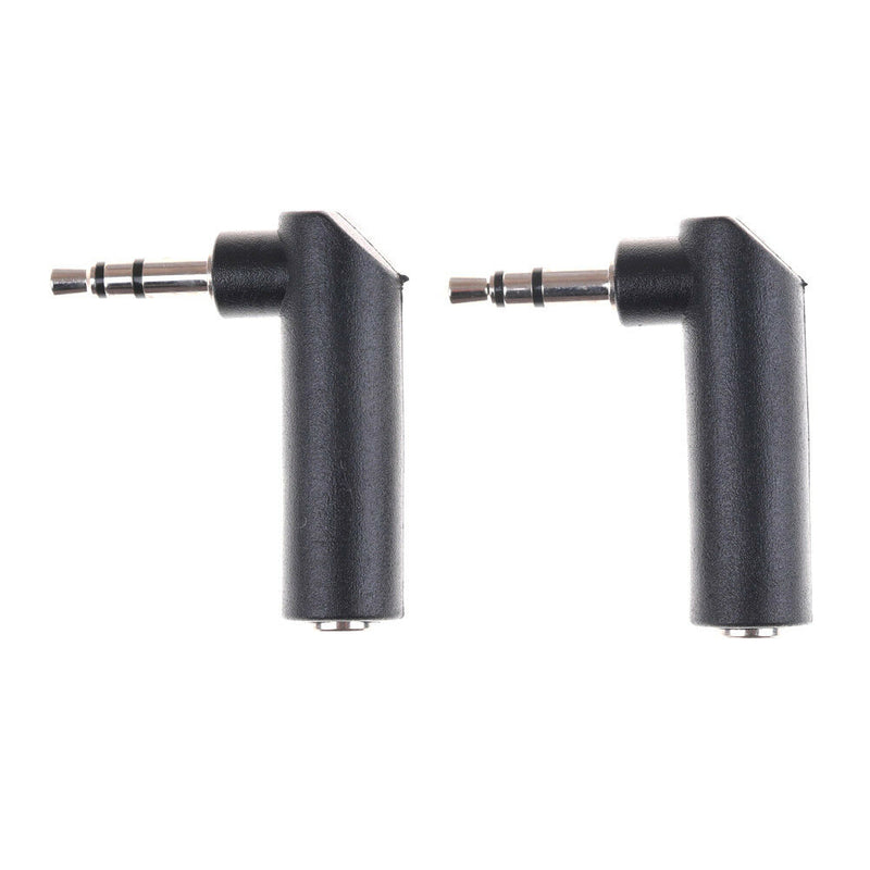 2pc3.5 jack Right Angle Female 3.5mm Jack Connector L Jack Adapter ConnectgxTOCA