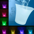 LED Luminous Ice Bucket Beer Wine Whisky Cooler Bowl 5L for Club Bar Party Multi