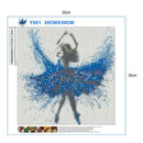 5D DIY Full Drill Diamond Painting Novelty Ballet Dancer Cross Stitch Kits
