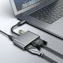 4 IN 1 USB C Type-C To HDMI 4K VGA USB3.0 Audio Video Adapter PD Fast Charge OZ