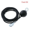 Fitness DIY Pulley Cable Biceps Triceps Arm Blaster Rope Fixed 2M Steel