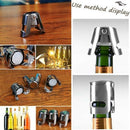 Set Of 4 Stainless Steel Vacuum Sealed Wine Champagne And Sparkling Wine St