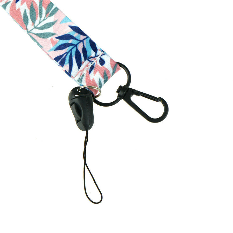leaves neck strap lanyards for keys phone straps holder diy hang rope  Z