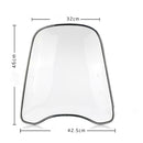 Motorcycle Windshield Wind Deflector Scooter Windscreen PC 425460mm Universal