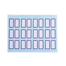 Self Adhesive Sticky White Label Writable Name Stickers Blank Note Label HK