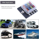 32V Auto Car Boat 8Way Circuit Standard ATO ATC Blade Fuse Box Block Holder