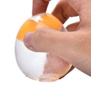 1Pc Double Yellow Egg Vent Ball Squeezing StressRelief Water Venting Kids To OZ