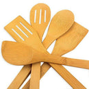 5 pcs kitchen utensils wooden anti-adhesive kitchen set of accessories bamb