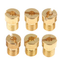 6 Pcs Motorcycle Carburetor Repair Kit Main Jet Set 75 78 80 82 85 88