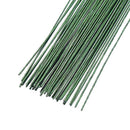 12Pcs Green Floral Tape Iron Wire Artificial Flower Stub Stem DIY Decor 60cm JR