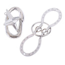 6pc IQ Test Toys Wire Puzzles Mind Game Brain Teaser Magic Puzzles Game DIY