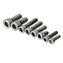 10pcs M6*10 Titanium Alloy Screws Hexagon Cap Head Socket Allen Key