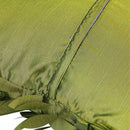 1 x Leaf-Pattern Satin Pillow Case Cover for Sofa Cushion Car/Bed Pillow 43