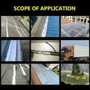 Waterproof Tape Butyl Seal Rubber Aluminum Foil Tape 50mm x 5m Home Tool